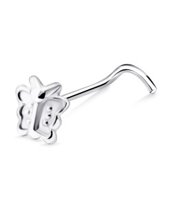 Exotic Butterfly Curved Nose Stud NSKB-819